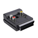 RGB Scart to Composite 3 RCA S-Video TV Adaptor Converter Box Connector