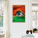 Full Round Diamond Drill DIY Colorful Eye Art Picture Decoration Paint Kit