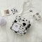 Canvas Women Crossbody Bags Cow Print Clear Splicing Shoulder Pouch (1)