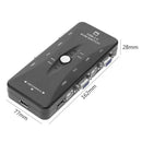 4-Port USB KVM Switch Mouse Keyboard VGA Video Monitor 200MHz 1920x1440