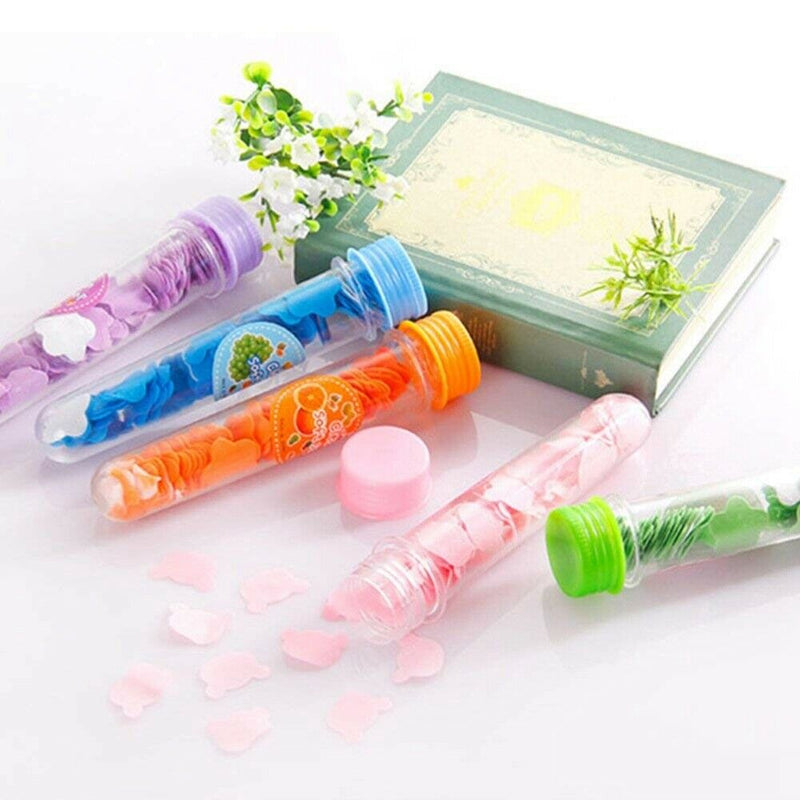 1 x Portable Body Washing Bath Foaming Flower Paper Soap Slice Confetti - R