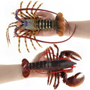 Realistic Solid Underwater World Animals Models Lifelike Large Size Lobster U4B9