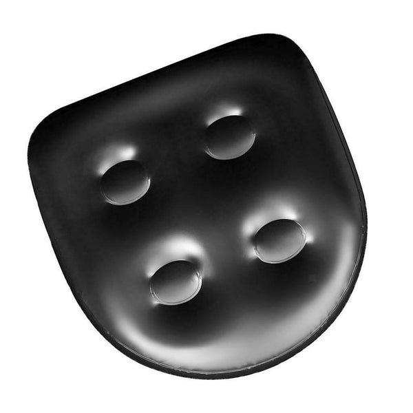 3Pcs Spa Booster Seat Cushion Inflatable Pillow for Bathtub Anti-slip Black