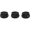 10 pieces of plastic, 8.5 x 6.5 mm, rope cord stopper ends plug snap hook b