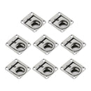 8x Stainless Steel Flush Lift Pull  For Hatch Latch For Boat Caravan Marine