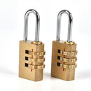 Solid Brass Lock Digit Combination Password Code for Gym Outdoor Locker Case  BX
