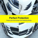 6pcs Car Front Bumper Lip Splitter Canards Carbon Fiber Spoiler Refit Fins D9X3