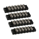 4Pcs 30A AMP DC 12V 6 Position Dual Row Wire Screw Terminal Block Bus Bar