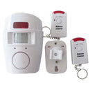 Wireless Pir Motion Sensor Alarm+2 Remote Controls Shed Home Garage Caravan F â„–[