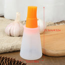Silicone Oil Bottle with Brush Grill Liquid Oil Pastry Kitchen Baking BBQ Tool