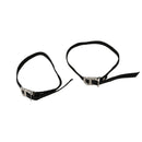 2 Road/Mountain Bike Pedal Replacement Cycle Toe Straps Black Nylon Securit