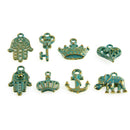 Wholesale Retro 50pcs Bulk Lots Mix Classic Charm Pendants Jewelry DIY  S â„–[
