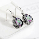 European And American Fashion Trend Jewelry Popular Retro Color Drop Earrin