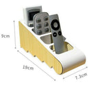 Organizer Four Grid Storage Box Stand Home Desktop Remote Control Holder Wo M2S4