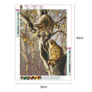 5D DIY Full Drill Diamond Painting Climbing Raccoon Cross Stitch Embroidery