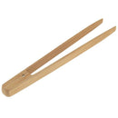 Bamboo Home Kitchen Food Cake Tongs Breadsticks 20cm length, Wood Color