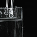 New Women Clear Tote Bag Transparent PVC Purse Shoulder Handbag Shopper Handles