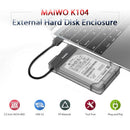 Maiwo K104 Usb 3.0 To Sata 3.0 d Hard Drive Enclosure Support 2.5 Inch Ss W5G7