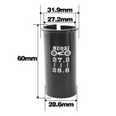 Mountain Bike Seatpost Sleeve Shim Seat Post Tube Bushing Adapter 27.2 to 28.6mm