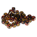 60pcs Acrylic D6 Dices w/ Iron Box Board Card Game Props 0.47inch