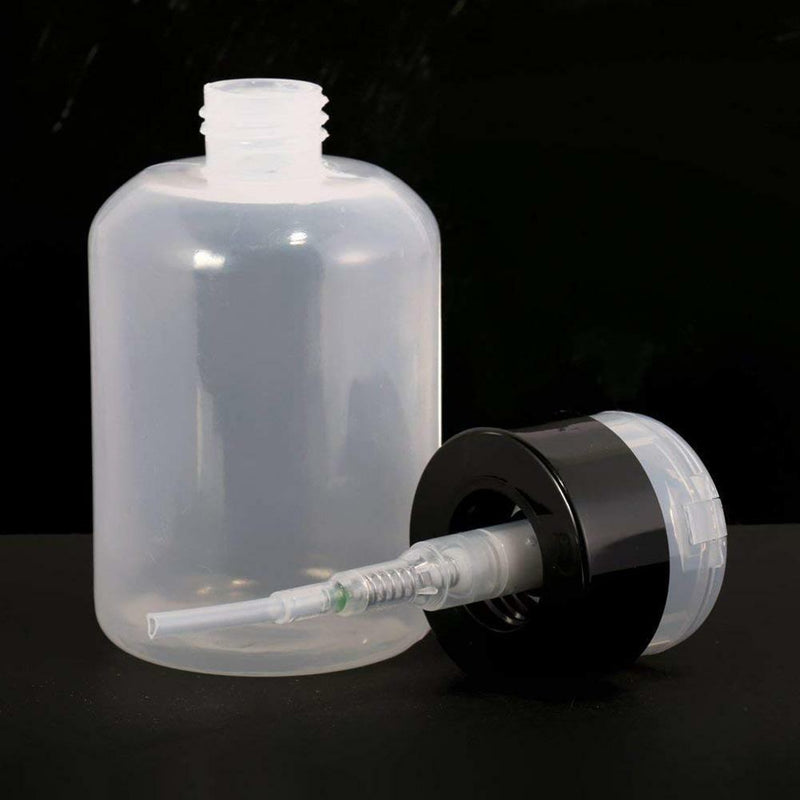Plastic Pressed Pump Bottle Nail Polish Remover Dispenser Refillable Bottle210ml
