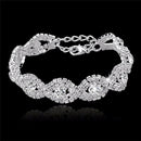 Deluxe Austrian Crystal Bracelet Women Infinity Rhinestone Bangle Gift OZ