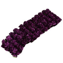 144pcs Mini Petite Paper Artificial Rose Buds Flowers DIY Craft Wedding Dec L1J8