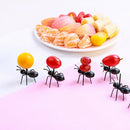 Mini Ant Fruit Fork Plastic Cake Dessert Forks Tableware For Party Decoratio Hn