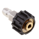 1PC Quick Release Adapter M22/14 to 3/8 Male Pressure Washer Connector