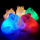 Energy Magic LED Cute Frog Night Light Novelty Lamp Colorful Colors Changin Y0O7