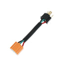 H4 headlight bulb ceramic socket plug connector wiring harn SE