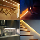 Pir Motion Sensor 60Led Bed Closet Night Light Dimmable Flexible Led Strip