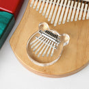 Crystal Clear 8 Keys Kalimba Musical Instrument Acrylic Thumb Piano (Bear)