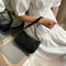 Women Alligator PU Leather Handbag Ladies Zip Totes Shoulder Bags (Black)