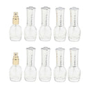 10pcs 10ml Clear Glass Empty Perfume Spray Bottle Atomizer Refillable Travel