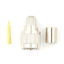 New N-Type Crimp Plug Male Cable Straight RF Connector For LMR400 RG8  JR