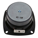 15W Stereo Audio Speaker 3" Inch 4Ohm Full-range DIY Waterproof Loudspeaker