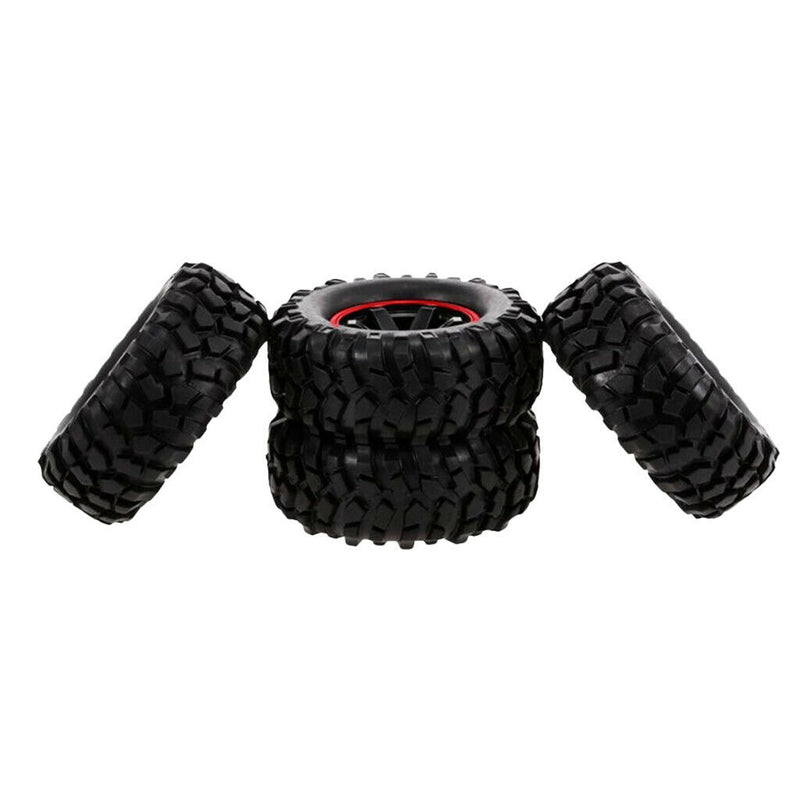 96mm Rubber Tire with 1.9" Rim for 1/10 HSP Redcat Traxxas RC Crawler Buggy
