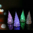 Christmas Tree Ice Crystal Colorful Changing LED Desk Decor