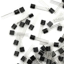 100Pcs Bc547 To-92 Npn 45V 0.1A Transistor Component OZ
