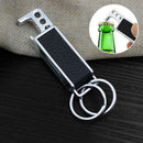 Durable Men's Car Boutique Keychain Opener Leather Goods Business v Usef XTJ