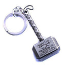 Marvel The Avengers Thor Thor's Hammer Mjolnir Pewter Metal Keyring KeyChain M&O