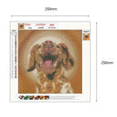 5D DIY Full Round Drill Diamond Painting Puppy Cross Stitch Embroidery Kit