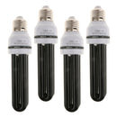 4x UV Fluorescent Blacklight Glowing Bulb Party Event Light Money Detector E27 -