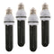 4x UV Fluorescent Blacklight Glowing Bulb Party Event Light Money Detector E27 -