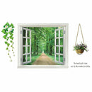 Wall Tattoo of a False Window Decorative Poster Wall Paper