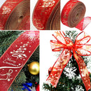 Durable Christmas Tree Hanging Ribbon Belt Decoration Ornament Party 6.3*200cm