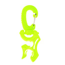 Scuba Diving Double BCD Hose Holder Retainer with Snap Rotates Clip Yellow