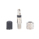 10pcs Nickel Plated Brass Bike Tire Valve Core with Cap Bicycle Schrader Valve,a