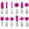 83Pcs Cake Decorating Tips Set With Box Diy Icing Piping Nozzles Set Kit Cu H2H5